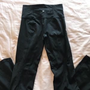 Black Lulu Lemon yoga pants